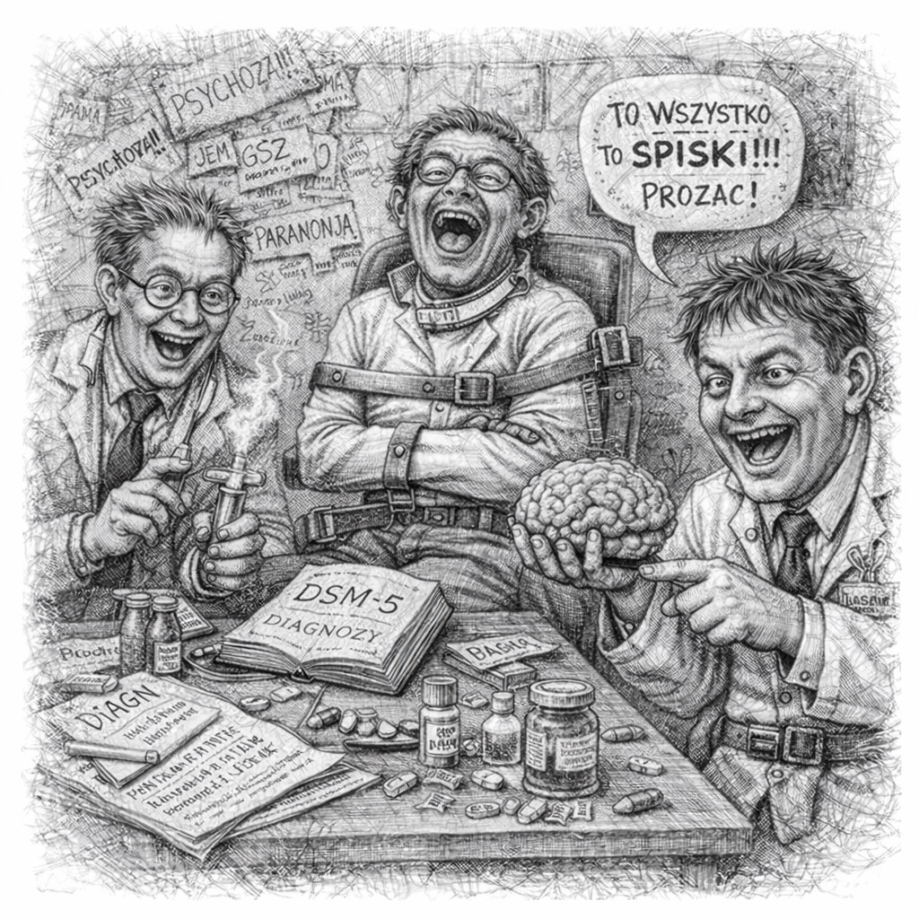 O Szarlatańskim Pseudoleczeniu zwanym Psychiatrią!